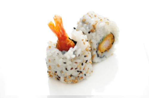 50 CALIFORNIA MAKI (tempura, crevette)